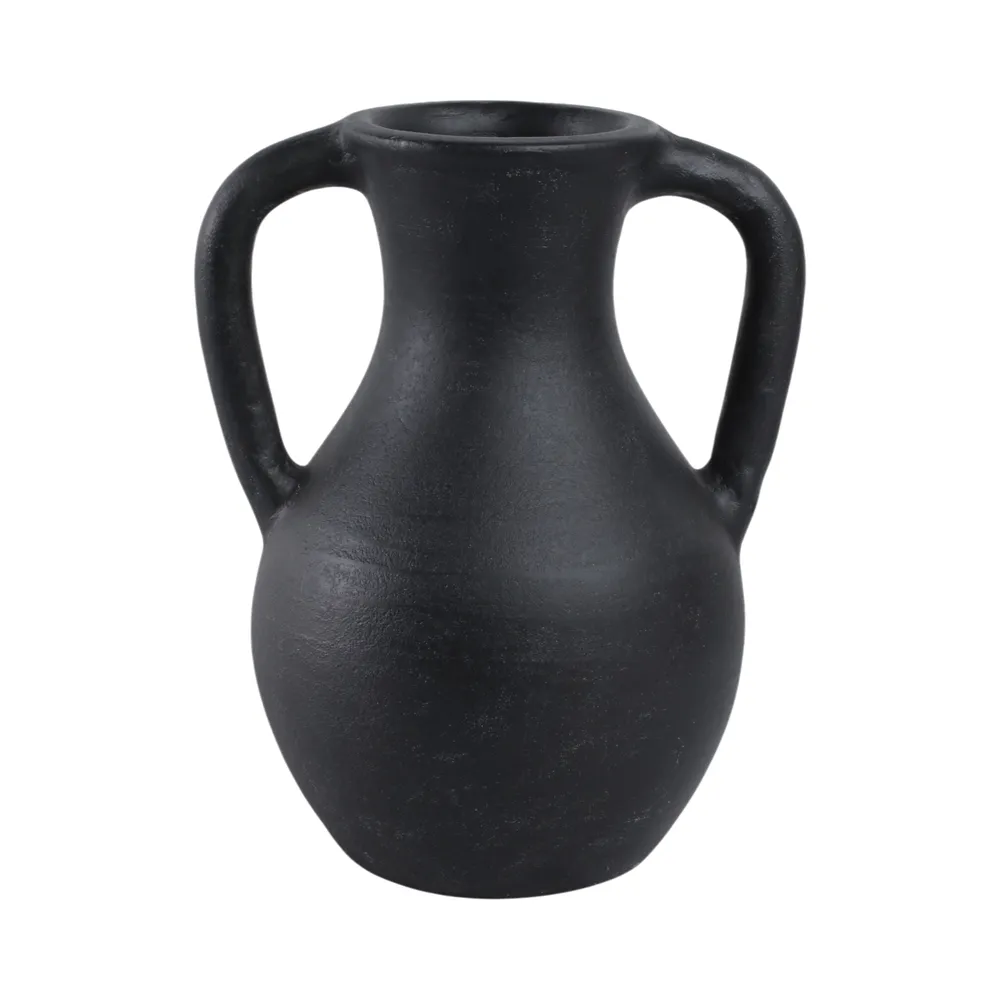 SHERMANCLIFF BLACK VASE 12 (IN)