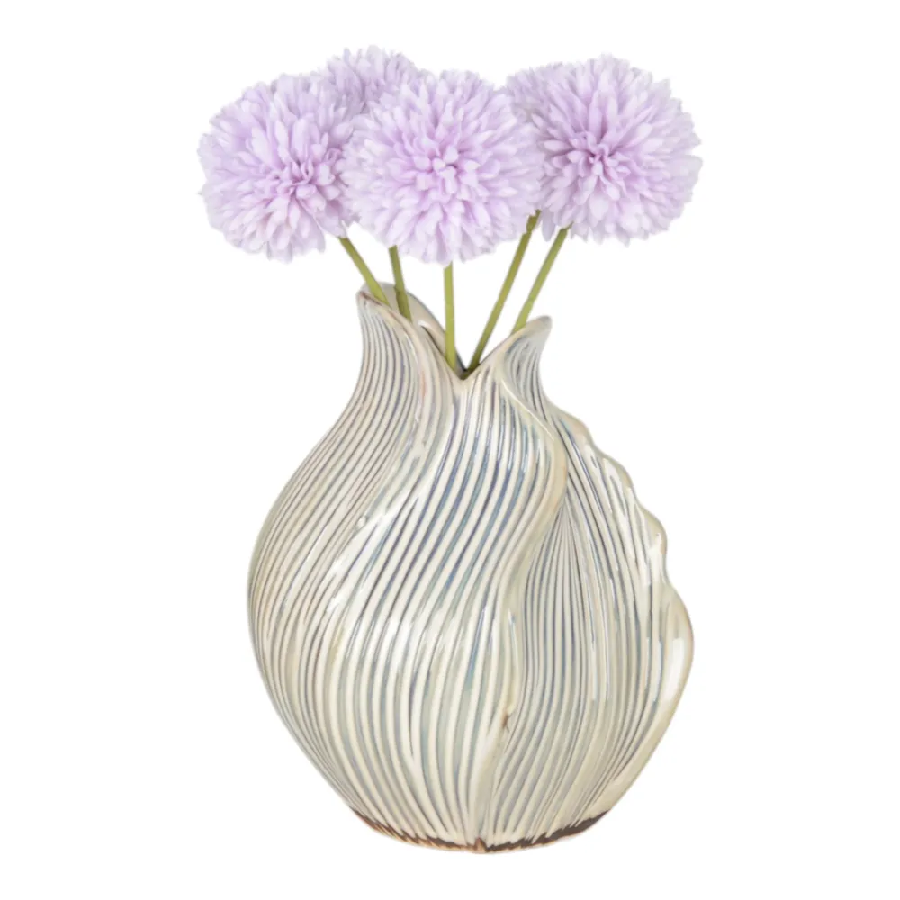 DYLANWORTH WHITE VASE 8 (IN)