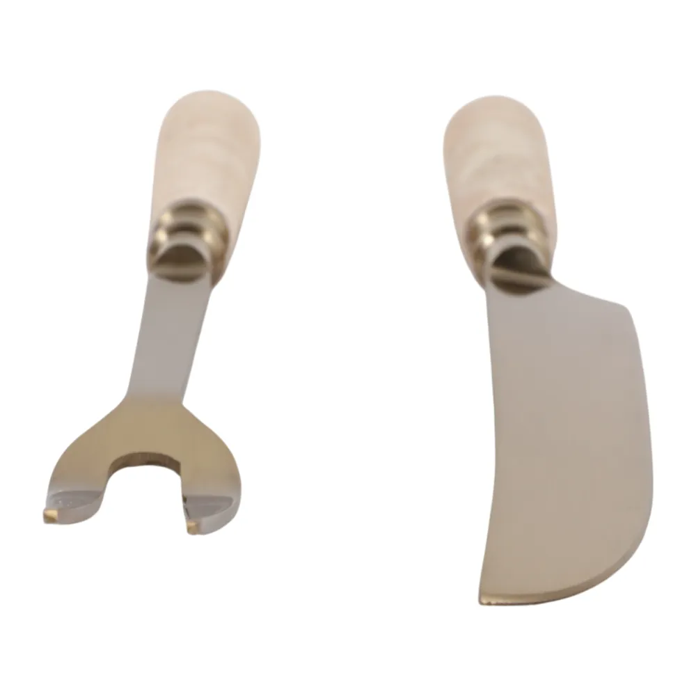 ARMONBURN SET OF 2 TAN SERVEWARE 1 (IN)