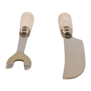 ARMONBURN SET OF 2 TAN SERVEWARE 1 (IN) 9