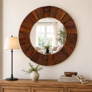 SAGEHAVEN BROWN MIRROR 32 (IN) 9