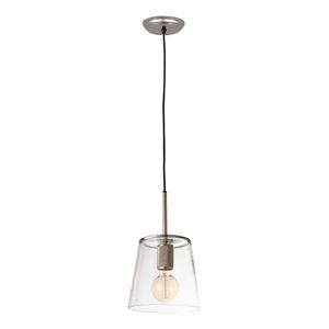 Netta 8'' Wide 1-Light Mini Pendant - Satin Nickel 2