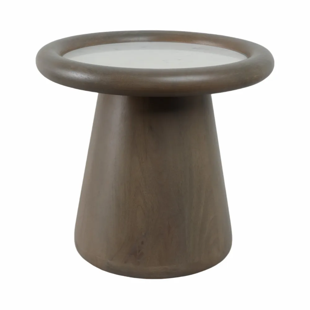 ELLERYWORTH BROWN TABLE 18 (IN)