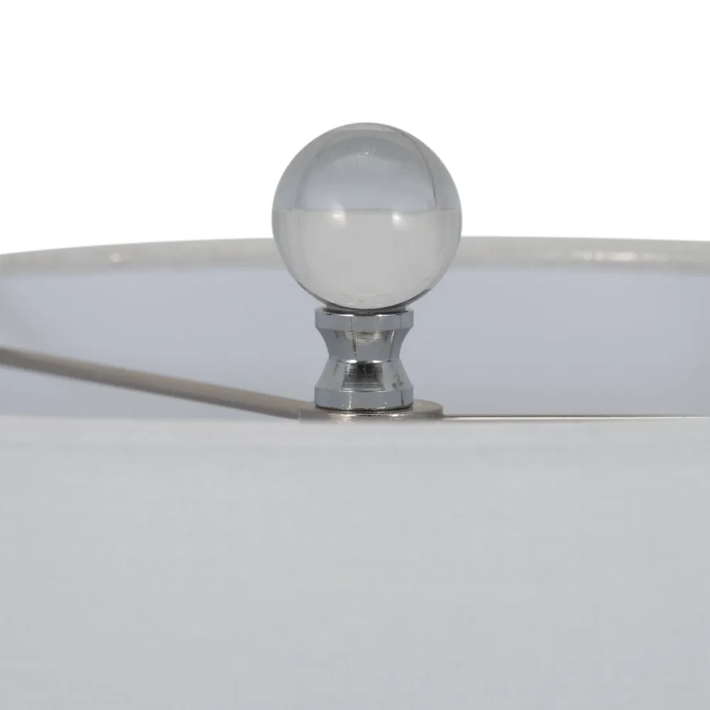 FRAZIERLAND SET OF 2 SILVER LAMPS 28 (IN)