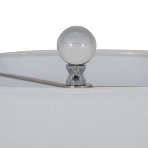 FRAZIERLAND SET OF 2 SILVER LAMPS 28 (IN) 6