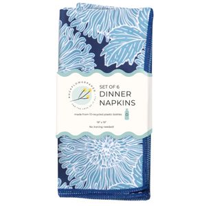 Chrysanthemum Flower Eco Dinner Napkins (Set of 6) 4