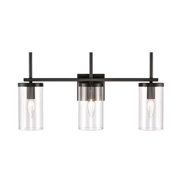 Oakland 23'' Wide 3-Light Vanity Light - Black