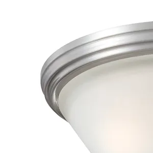 Pittman 14'' Wide 2-Light Flush Mount - Brushed Nickel 3