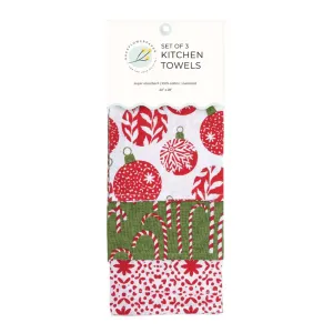 Scandi Ornaments Cotton Kitchen Towels (Set of 3) 6