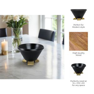 REESEHAM BLACK BOWL 8 (IN) 10