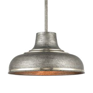 Kerin 16'' Wide 1-Light Pendant - Textured Silver Gray 4