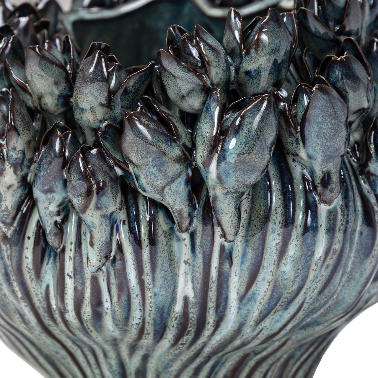 Arlen Azure Short Vase 6