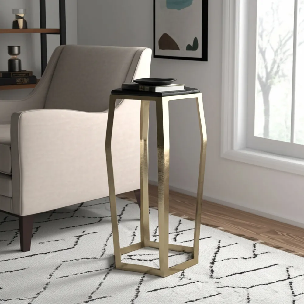 HANNAHVALE GOLD TABLE 26 (IN)
