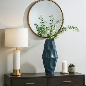 HERMONHOLM BLUE VASE 21 (IN) 11