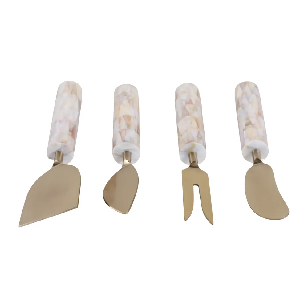 BRONSONTON SET OF 4 WHITE SERVEWARE 8 (IN)