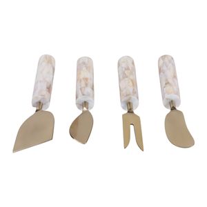 BRONSONTON SET OF 4 WHITE SERVEWARE 8 (IN) 6