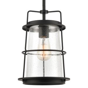 Kennington 8'' Wide 1-Light Mini Pendant - Black 4