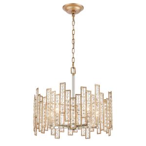Equilibrium 19'' Wide 5-Light Chandelier - Matte Gold 1