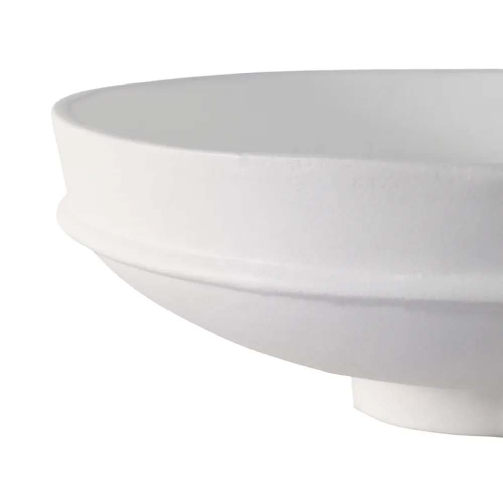 DEANWOOD SET OF 2 WHITE BOWLS 6 (IN)