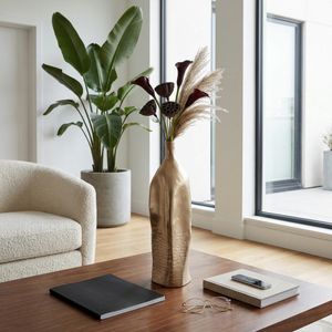 SAGEBEACH GOLD VASE 20 (IN) 12