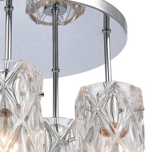 Forma de Crystal 13.75'' Wide 4-Light Semi Flush Mount - Polished Chrome 5