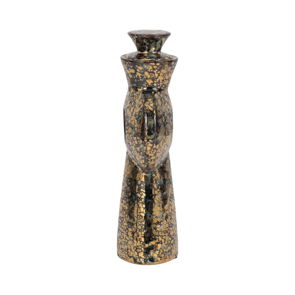 BARTONFIELD BROWN VASE 12 (IN)