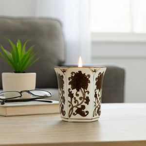 GREERWORTH BROWN CANDLE 4 (IN) 11