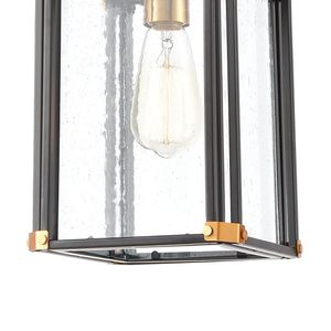 Vincentown 8'' Wide 1-Light Outdoor Pendant - Matte Black 4