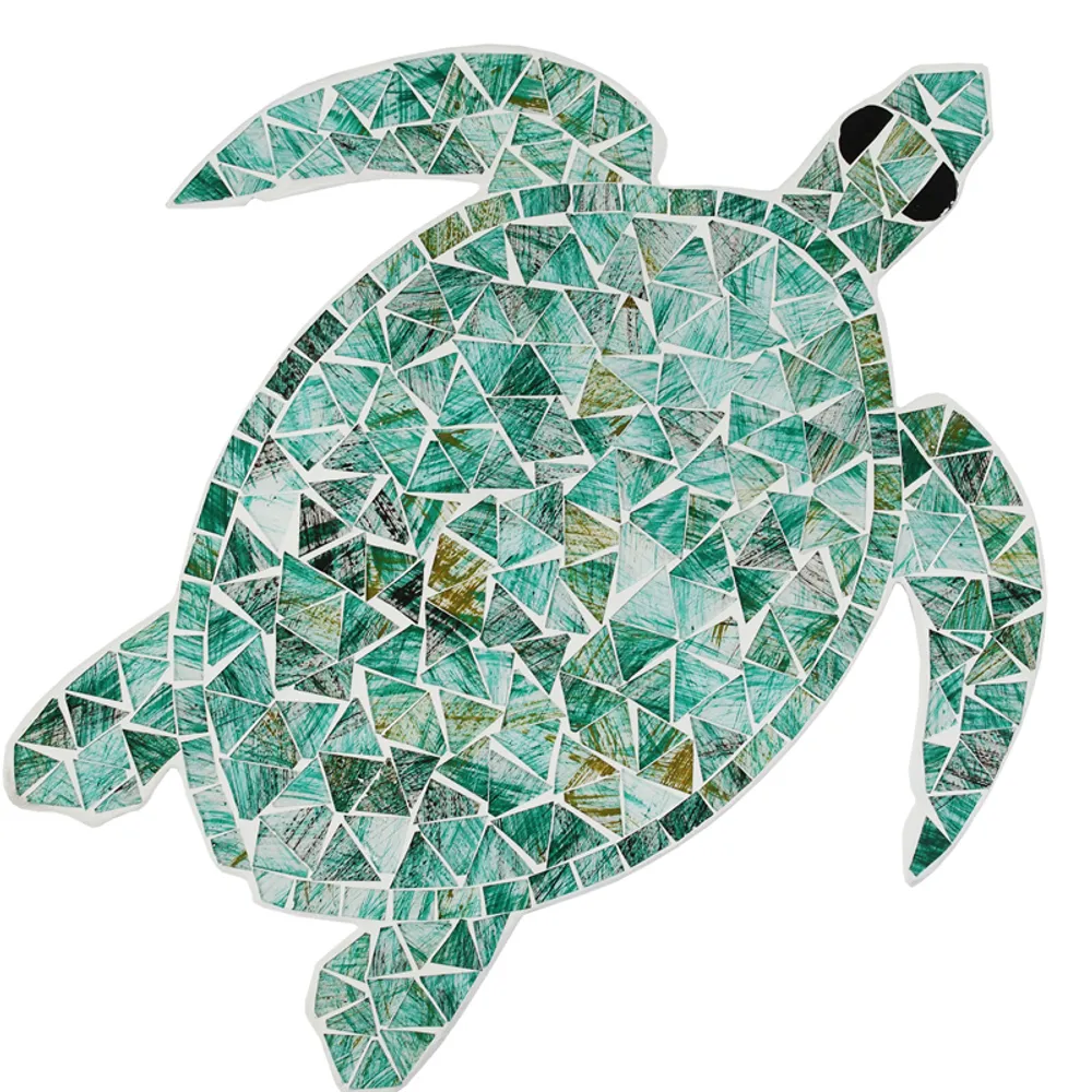 14" MOSAIC SEA TURTLE