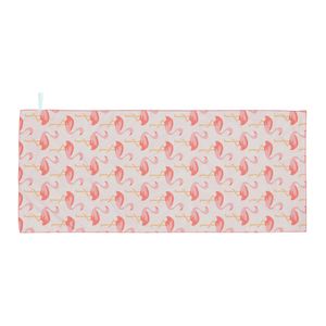 Flamingo Pink Reversible Eco Beach Towel 5