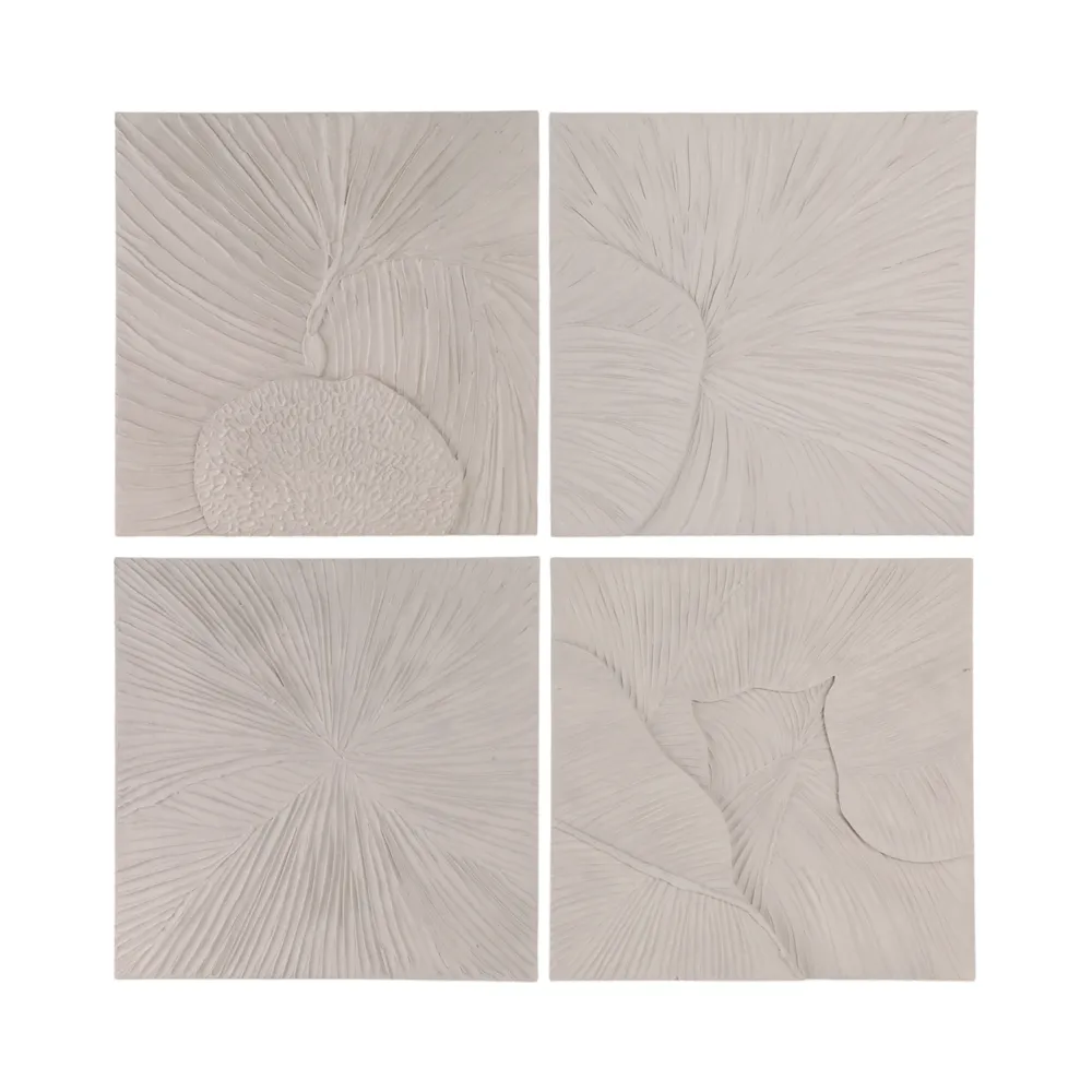 TATUMFORD SET OF 4 IVORY ART 22 (IN)