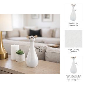 FORBESWELL WHITE DECOR 10 (IN) 10