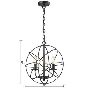 Yardley 16'' Wide 3-Light Chandelier - Oil Rubbed Bronze 2