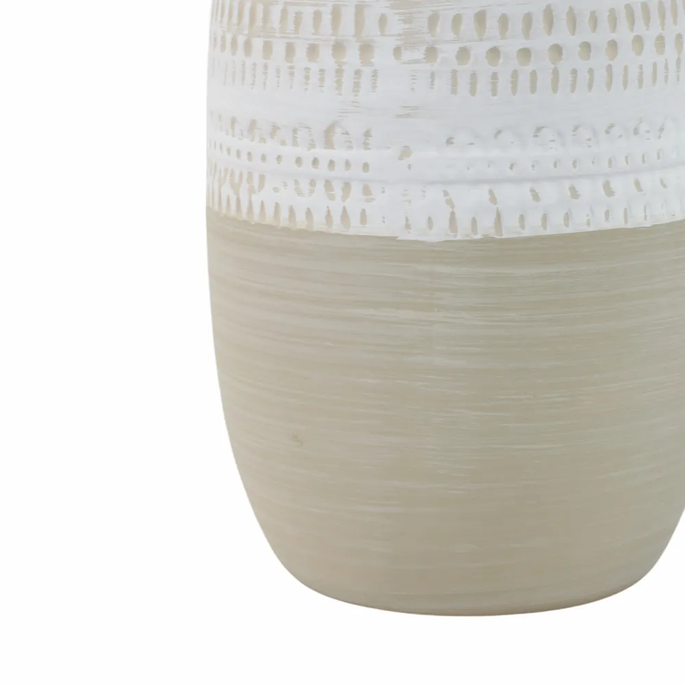 RIPLEYBEACH IVORY VASE 8 (IN)