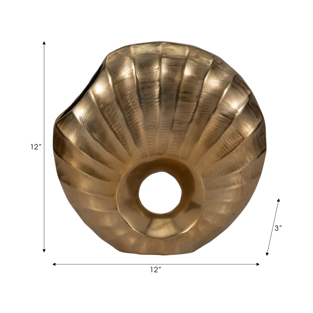 HACKETTWAY GOLD VASE 12 (IN)
