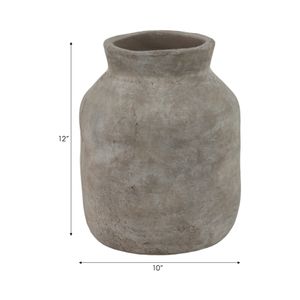 CHILTONLAKE GRAY VASE 12 (IN) 9