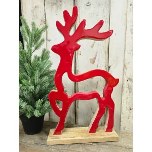 Large Hollow Red Deer 20.5x11.5in 1