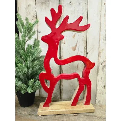 Large Hollow Red Deer 20.5x11.5in