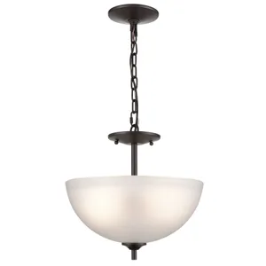 Jackson 14'' Wide 2-Light Semi Flush Mount - Oil Rubbed Bronze 1