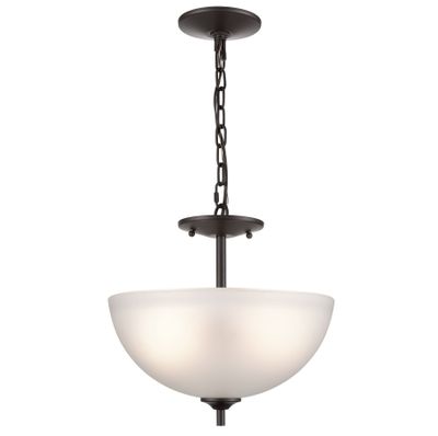 Jackson 14'' Wide 2-Light Semi Flush Mount - Oil Rubbed Bronze