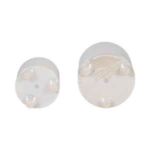 BISHOPTON SET OF 2 IVORY PLANTER 8 (IN) 8