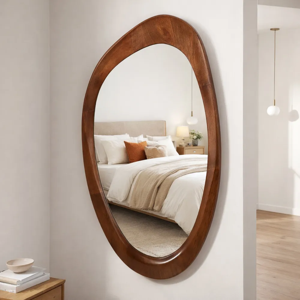 ASHERSHAW BROWN MIRROR 35 (IN)
