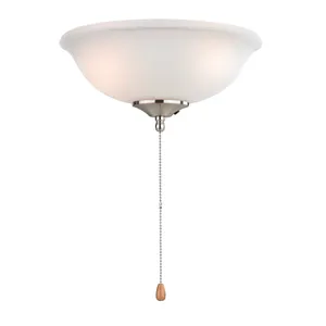 Brushed Nickel Bowl Light Kit - Fans 1
