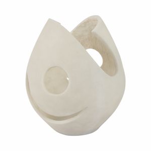 GIBSONCLIFF WHITE VASE 14 (IN) 3