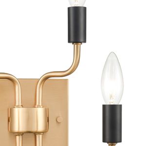 Epping Avenue 10'' High 4-Light Sconce - Aged Brass 3