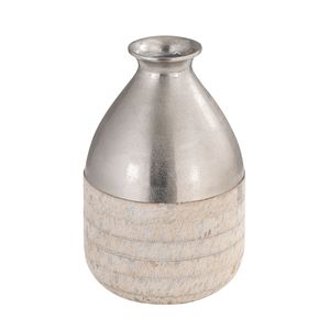 Chloe Vase - Small Silver 2