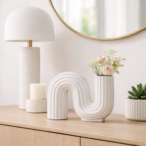 RAYMONDROSE WHITE VASE 6 (IN) 13