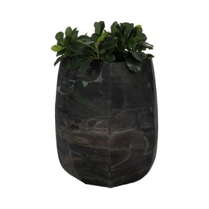 DYLANDALE GREEN GLASS VASE 15 (IN) 3