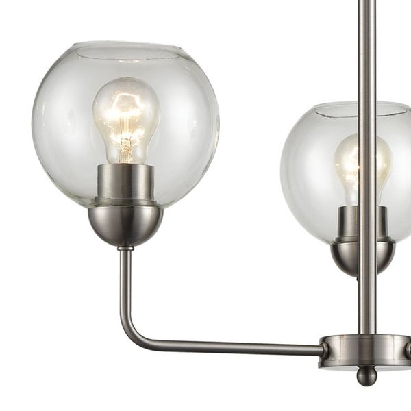 Astoria 23'' Wide 3-Light Chandelier - Brushed Nickel