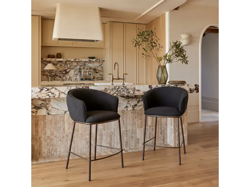 Essen Counter Stool Black & Bronze 10